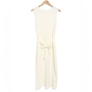 StitchDrop NWT Nantucket Sleeveless Knit Sweater Dress Optic White Size XL